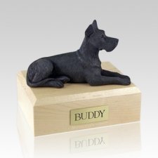 Great Dane Black Dog Urns