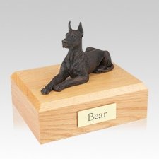 Great Dane Bronze Large Dog Urn