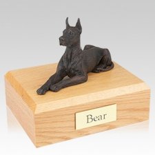 Great Dane Bronze Dog Urns