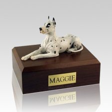 Great Dane Harlequin X Large Dog Urn