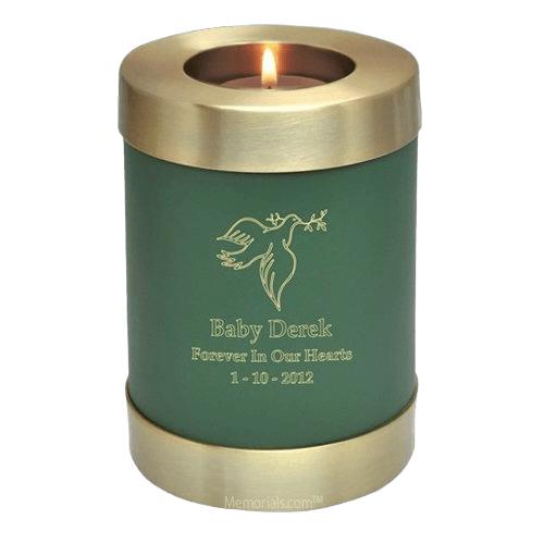 Green Child Candle Cremation Urns