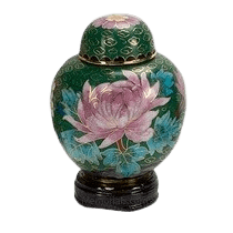 Green Copper Keepsake Urn