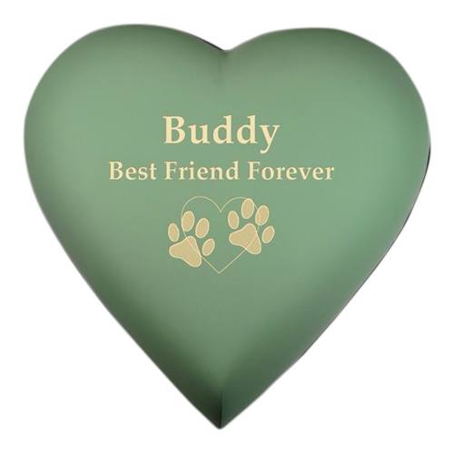 Green Heart Pet Cremation Urn