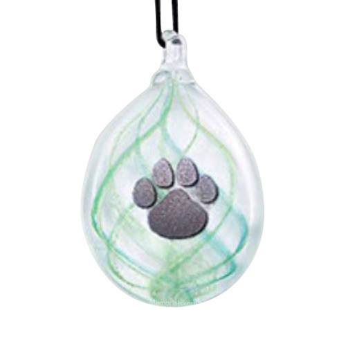 Green Paw Keepsake Ornament