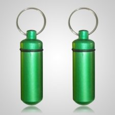 Green Pet Keepsake Keychains