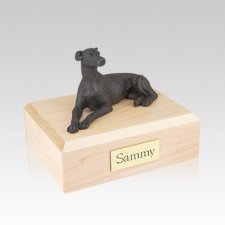 Greyhound Bronze Medium Dog Urn