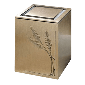 Guardian Wheat Bronze Cremation Urn