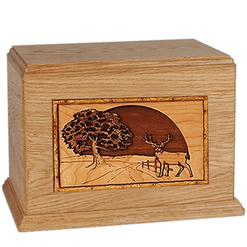 Heartland Deer Oak Companion Urn