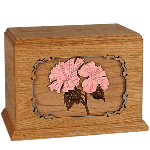 Hibiscus Mahogany Companion Urn