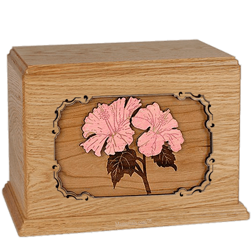 Hibiscus Oak Companion Urn