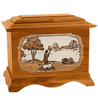 Hunter Mahogany Cremation Urn for Two