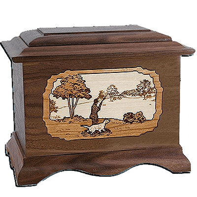 Hunter Walnut Cremation Urn For Two