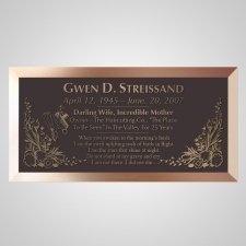 Hairdresser Bronze Plaque