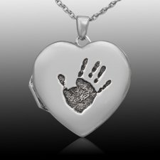 Handprint Locket Keepsakes