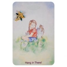 Hang In There Angel Lapel Pins