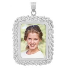 Harmony Silver Photo Pendant