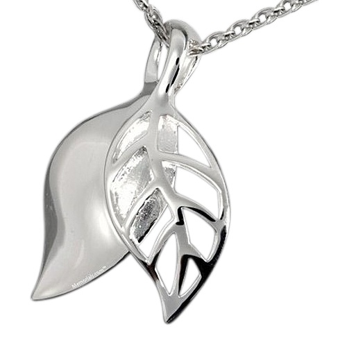 Harvest Leaf Cremation Pendant III