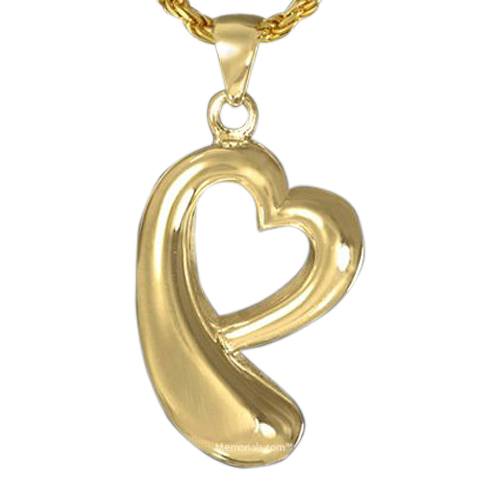 Heart Drop Cremation Pendant II