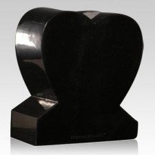 Heather Gray Heart Granite Vase