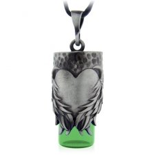 Heart Green Urn Necklace