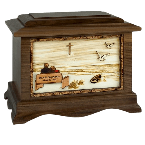 Heaven Oak Memory Chest Cremation Urn