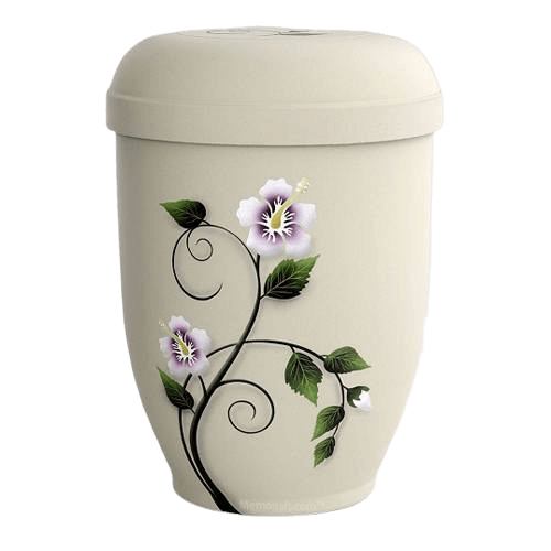 Hibiscus Biodegradable Urn