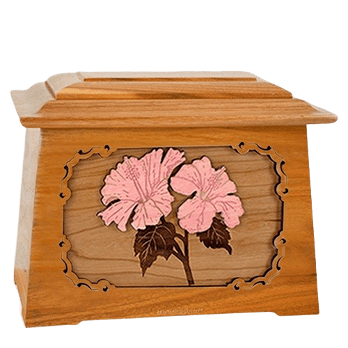 Hibiscus Mahogany Aristocrat Cremation Urn