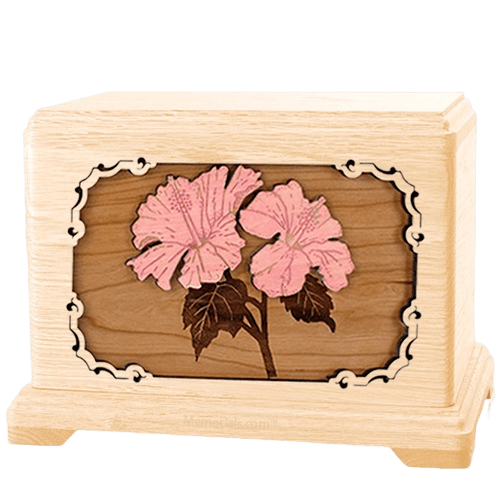 Hibiscus Maple Hampton Cremation Urn