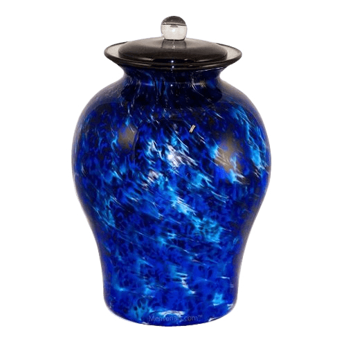 High Seas Glass Cremation Urn