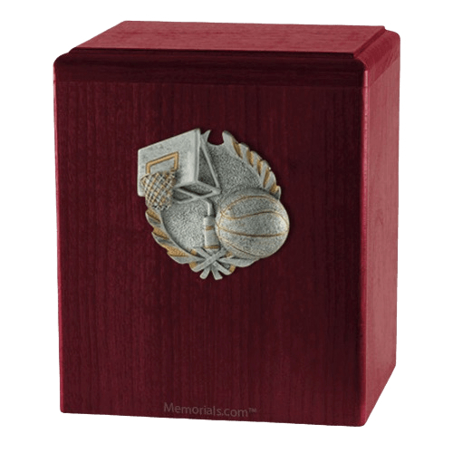 Hoops Rosewood Cremation Urn