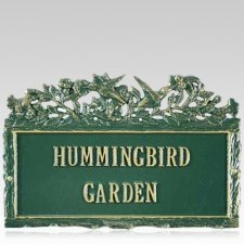 Hummingbird Dedication Plaque