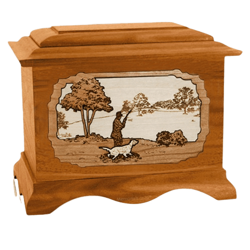 Hunter Mahogany Cremation Urn