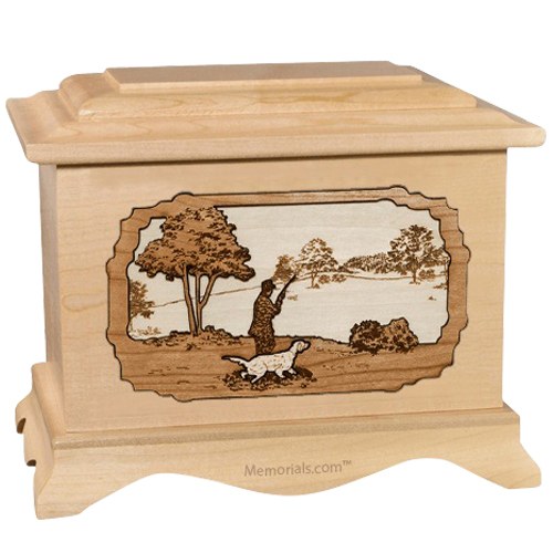 Hunter Maple Cremation Urn