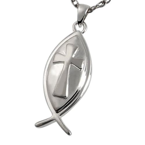 Ichthys Fish Cremation Pendant II