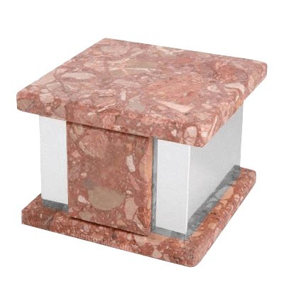 Infinita Silver Pernice Marble Medium Urn