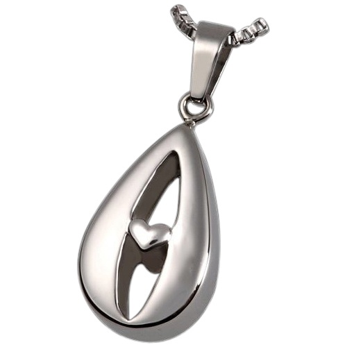 Teardrop Love Cremation Pendant