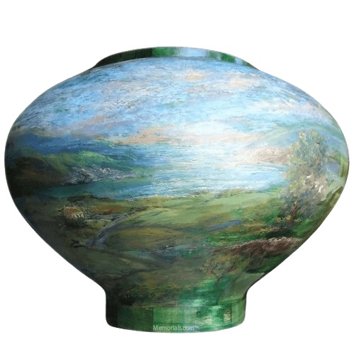 Ireland Wood Cremation Urn