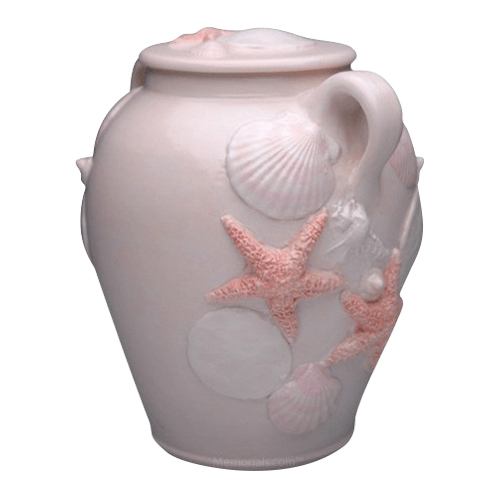 Island Time Ceramic Cremation Urn