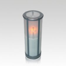 Ivory Cross Legacy Memorial Candle