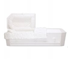 Ivory Eternity Small Child Casket