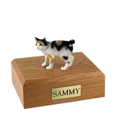 Japanese Bobtail Tort Large Cat Cremation Urn