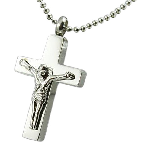 Jesus On The Cross Cremation Jewelry