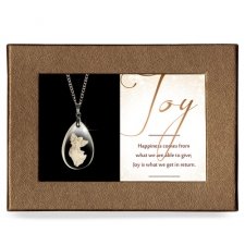 Joy Gift Boxed Angel Pendant