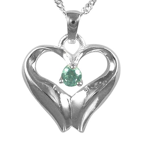 June Birthstone Cremation Heart