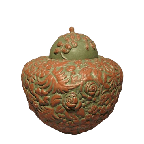 Jungle Ceramic Medium Cremation Urn
