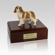 King Charles Spaniel Standing Medium Dog Urn