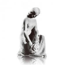 Kneeling Lady Marble Statue