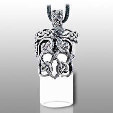 Knotted Heart Pet Urn Necklace