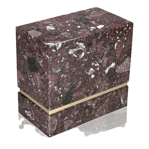 La Nostra Rosso Levanto Marble Companion Urn
