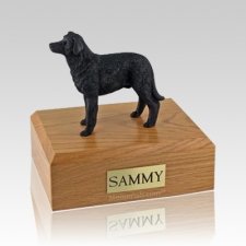 Labrador Black Standing Large Dog Urn